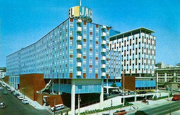 The Jack Tar Hotel in the 1960s no tenants here.