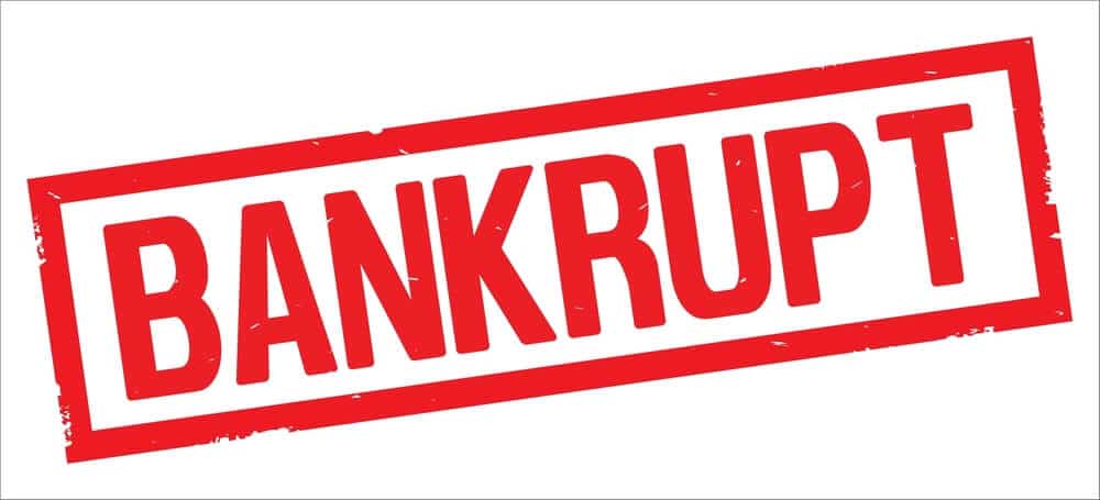 bankrupt